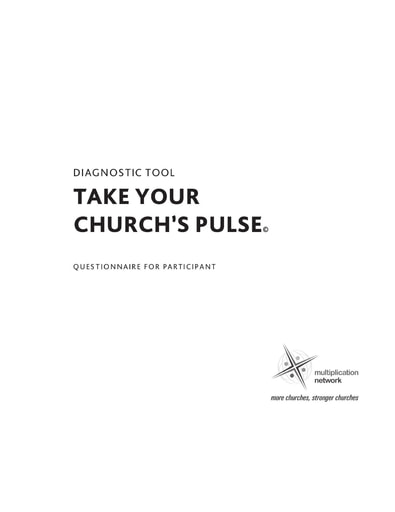 Take Your Church's Pulse Tool 2